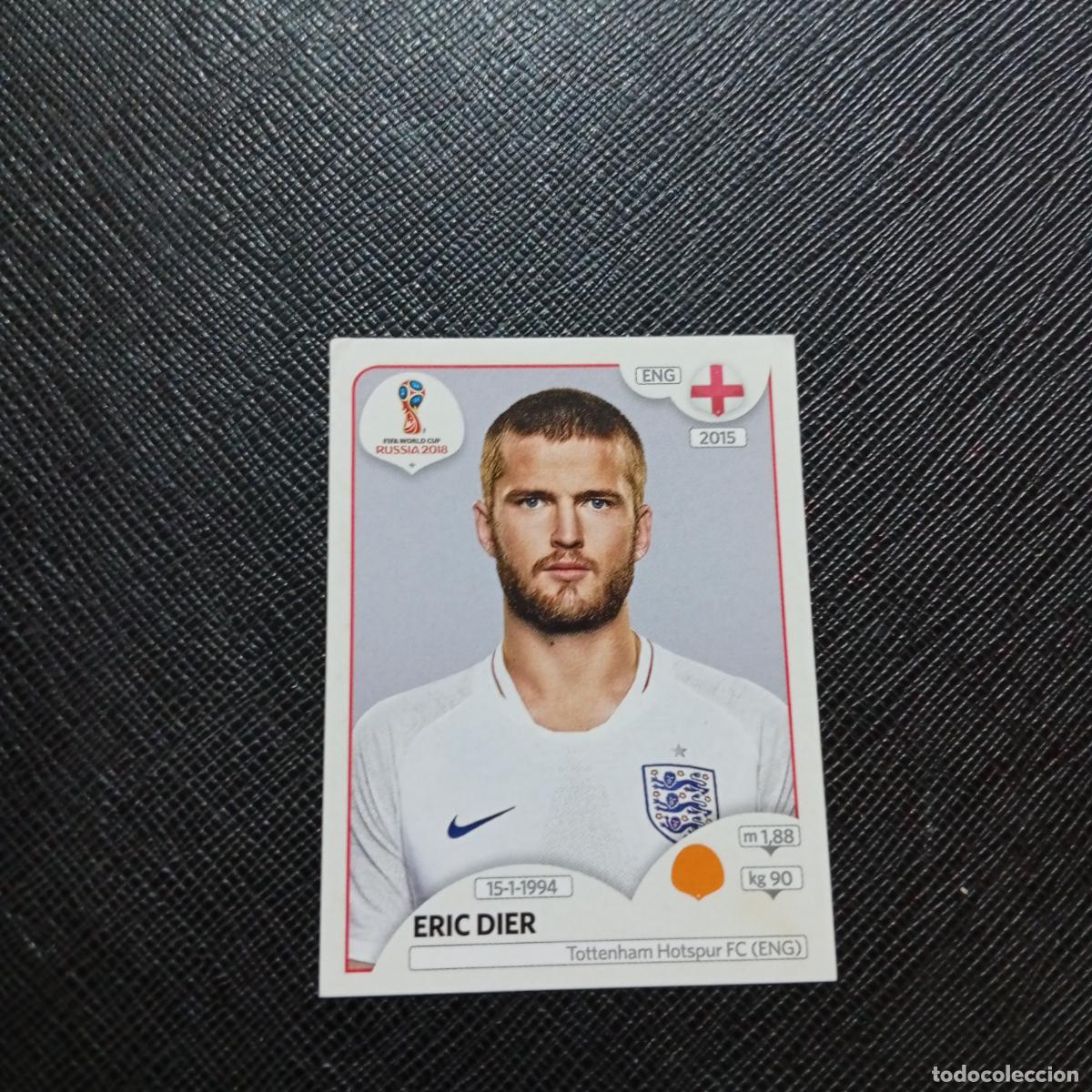 Cromos de Futebol: 585 ERIC DIER INGLATERRA PANINI MUNDIAL RUSIA 2018 CROMO FUTBOL 18 - SIN PEGAR - CJ2