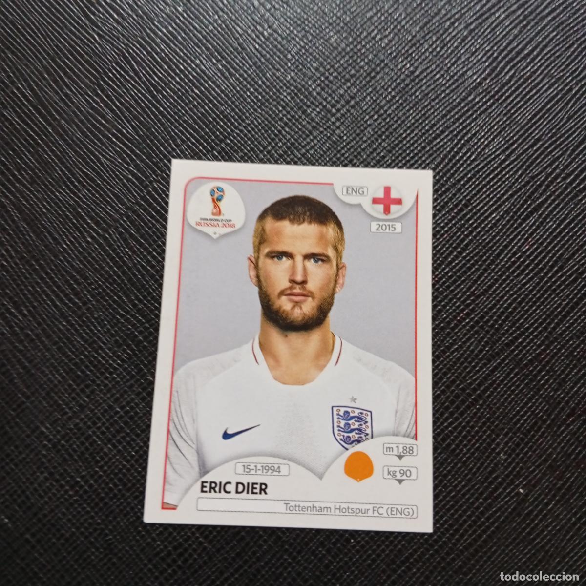 Cromos de Futebol: 585 ERIC DIER INGLATERRA PANINI MUNDIAL RUSIA 2018 CROMO FUTBOL 18 - SIN PEGAR - CJ2