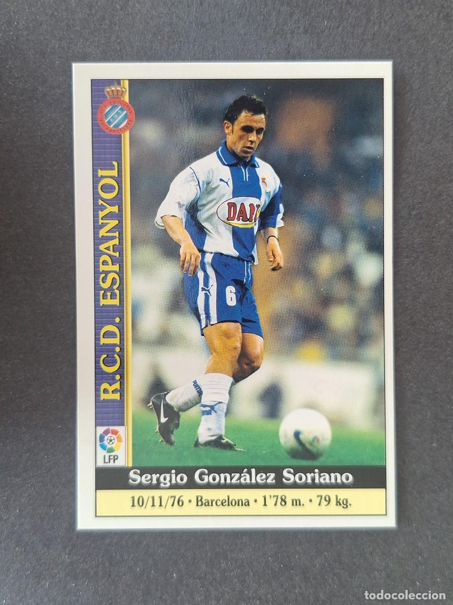 Cromos de f&uacute;tbol: L1 SERGIO R. C. D. ESPA&Ntilde;OL 121 MUNDICROMO LAS FICHAS DE LA LIGA 2000 99 00