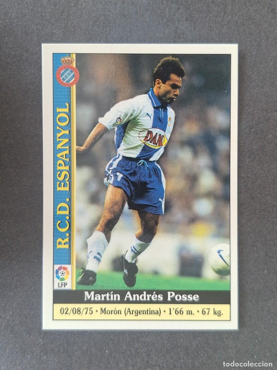 Cromos de f&uacute;tbol: L1 POSSE R. C. D. ESPA&Ntilde;OL 123 MUNDICROMO LAS FICHAS DE LA LIGA 2000 99 00