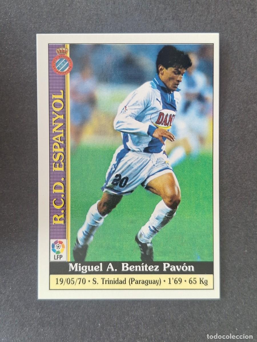 Cromos de f&uacute;tbol: L1 BENITEZ R. C. D. ESPA&Ntilde;OL 124 MUNDICROMO LAS FICHAS DE LA LIGA 2000 99 00