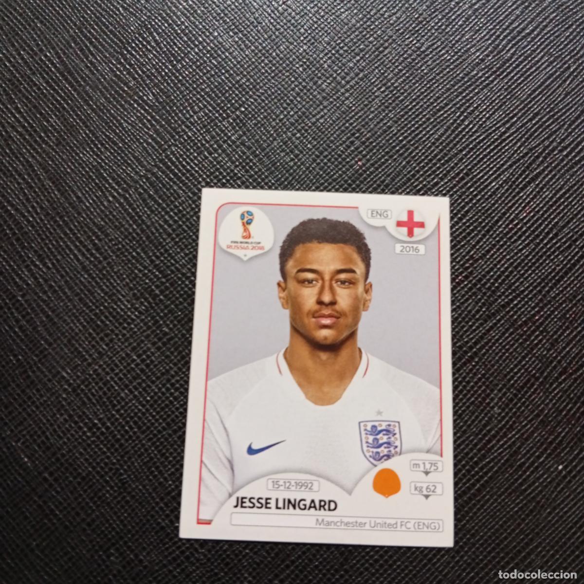 Cromos de f&uacute;tbol: 587 LINGARD NGLATERRA PANINI MUNDIAL RUSIA 2018 CROMO FUTBOL 18 - SIN PEGAR - CJ2