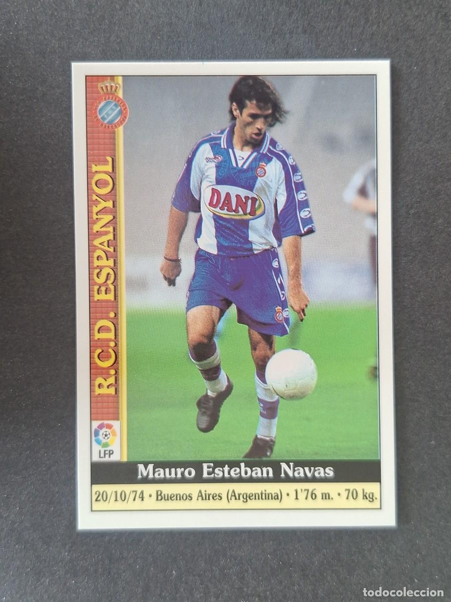 Cromos de f&uacute;tbol: L1 NAVAS R. C. D. ESPA&Ntilde;OL 126 MUNDICROMO LAS FICHAS DE LA LIGA 2000 99 00