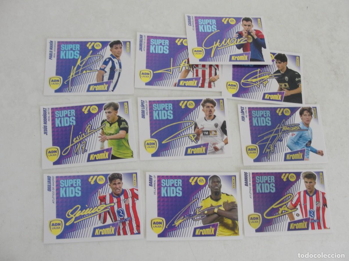 Cromos de f&uacute;tbol: LOTE 10 CROMOS SUPER KIDS ESTE 2025 2026 - NUEVOS SIN PEGAR - KROMIX - ABRID PARA LISTADO