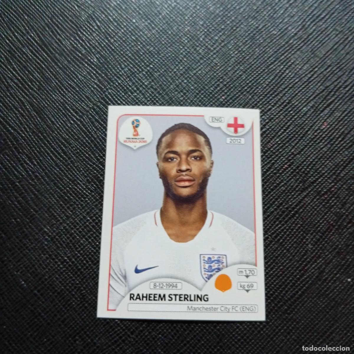 Cromos de f&uacute;tbol: 588 STERLING INGLATERRA PANINI MUNDIAL RUSIA 2018 CROMO FUTBOL 18 - SIN PEGAR - CJ2 .