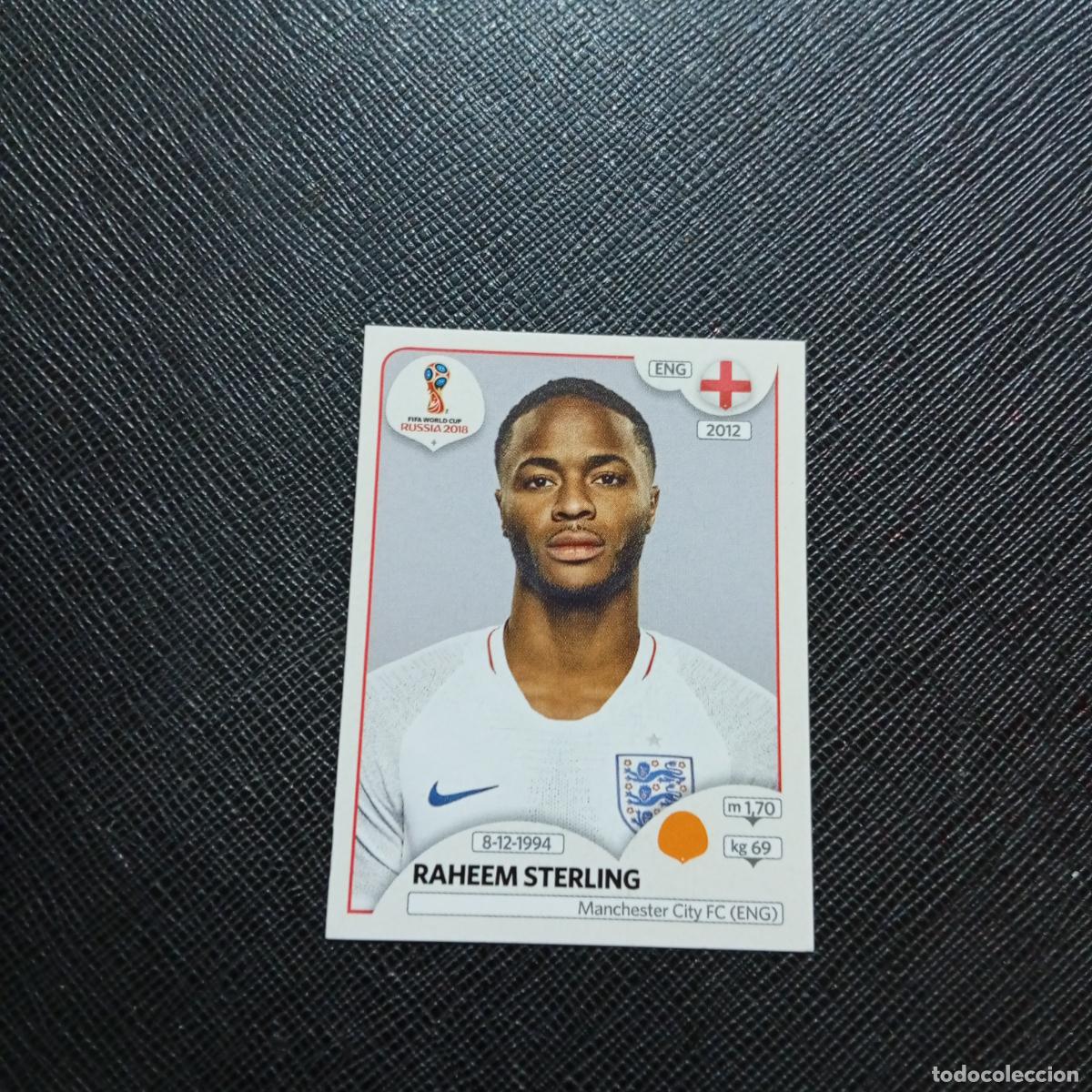Cromos de Futebol: 588 STERLING INGLATERRA PANINI MUNDIAL RUSIA 2018 CROMO FUTBOL 18 - SIN PEGAR - CJ2 ....