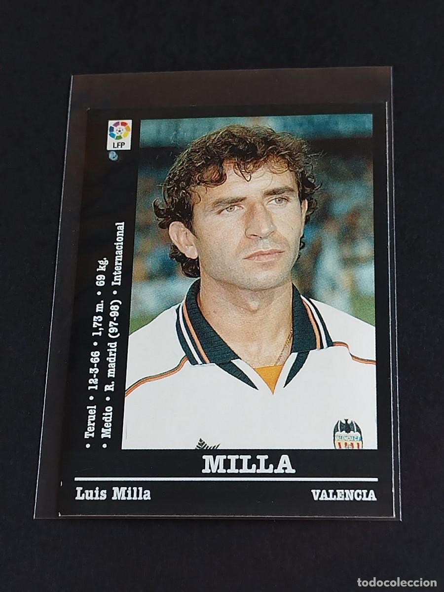 Cromos de Futebol: MILLA #44 VALENCIA CF - LA LIGA 2000 2001 - PANINI SPORTS 00 01 NUNCA PEGADO