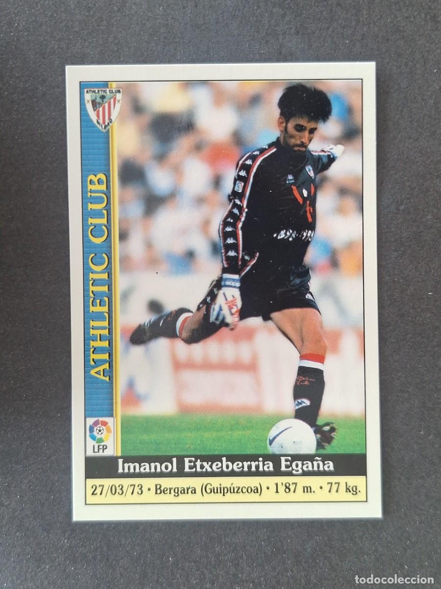 Cromos de Futebol: L1 IMANOL ETXEBERRIA ATHLETIC CLUB DE BILBAO 129 MUNDICROMO LAS FICHAS DE LA LIGA 2000 99 00