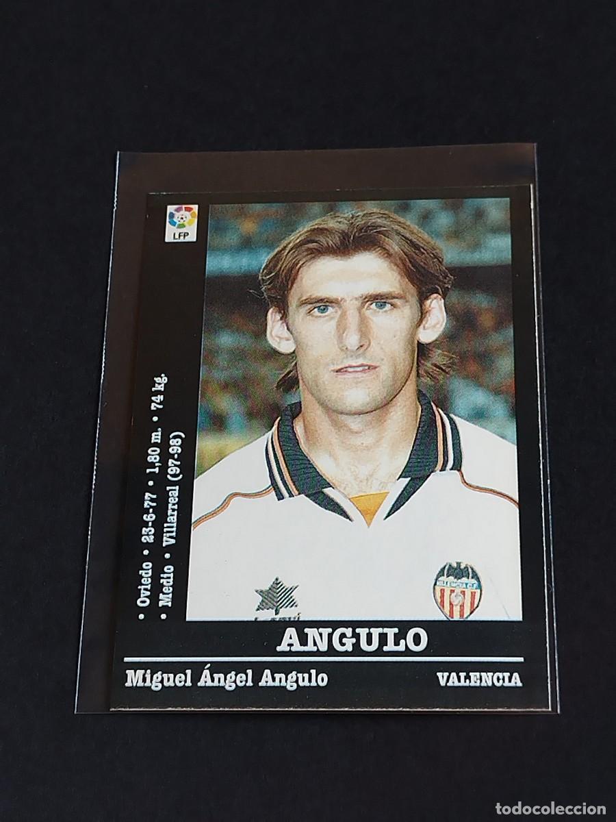 Cromos de Futebol: ANGULO #46 VALENCIA CF - LA LIGA 2000 2001 - PANINI SPORTS 00 01 NUNCA PEGADO