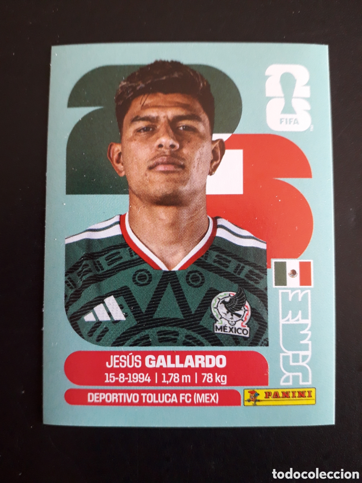 Cromos de Futebol: GALLARDO M&Eacute;XICO MEX 6 MUNDIAL F&Uacute;TBOL 2026 FIFA WORLD CUP PANINI SIN PEGAR PEDIDO M&Iacute;NIMO 3&euro;