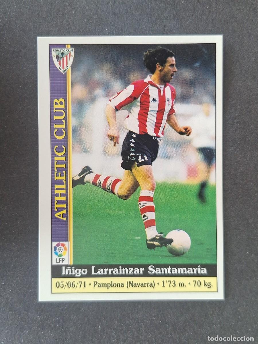 Cromos de Futebol: L1 LARRAINZAR ATHLETIC CLUB DE BILBAO 131 MUNDICROMO LAS FICHAS DE LA LIGA 2000 99 00