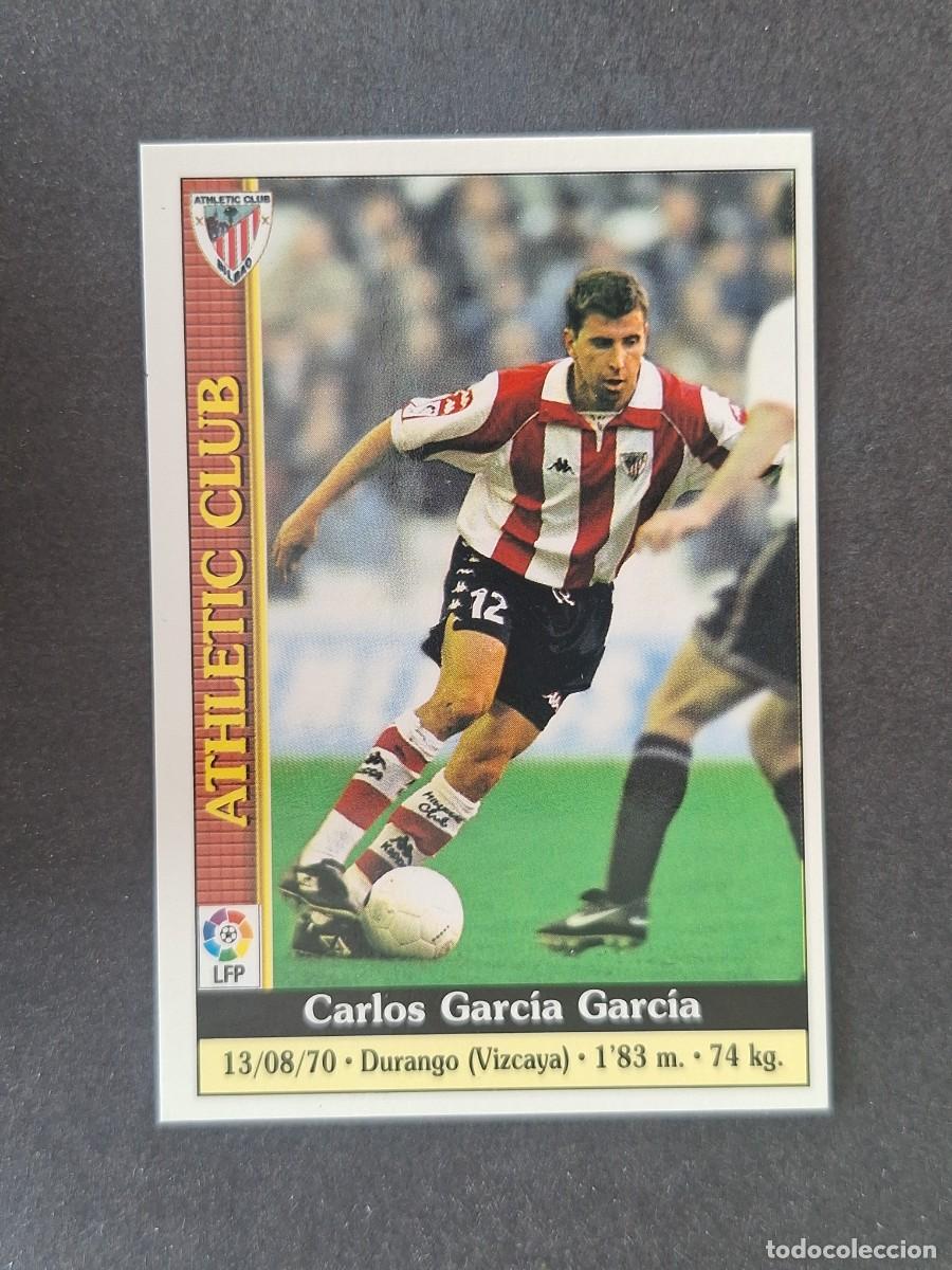 Cromos de Futebol: L1 CARLOS GARCIA ATHLETIC CLUB DE BILBAO 132 MUNDICROMO LAS FICHAS DE LA LIGA 2000 99 00