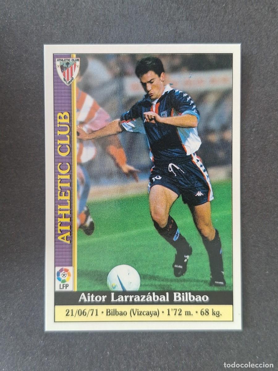 Cromos de Futebol: L1 LARRAZABAL ATHLETIC CLUB DE BILBAO 135 MUNDICROMO LAS FICHAS DE LA LIGA 2000 99 00