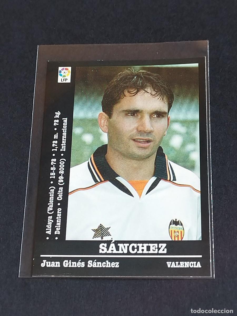 Cromos de f&uacute;tbol: S&Aacute;NCHEZ #48 VALENCIA CF - LA LIGA 2000 2001 - PANINI SPORTS 00 01 NUNCA PEGADO