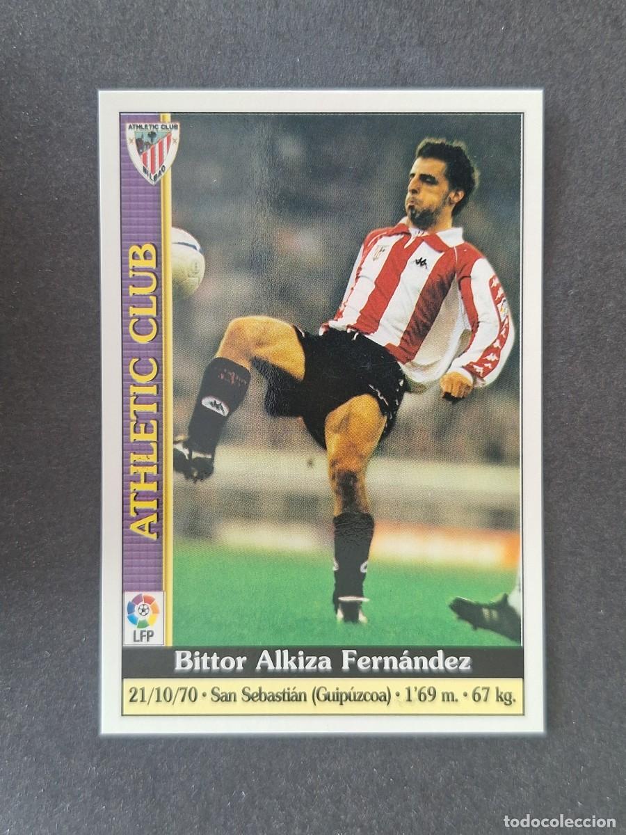 Cromos de f&uacute;tbol: L1 ALKIZA ATHLETIC CLUB DE BILBAO 139 MUNDICROMO LAS FICHAS DE LA LIGA 2000 99 00