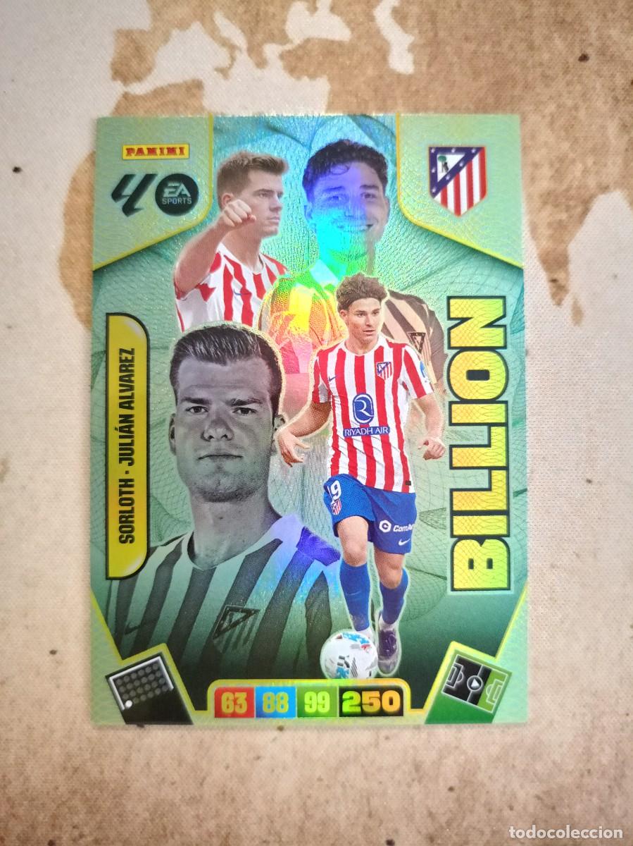 Cromos de f&uacute;tbol: Billion SORLOTH - JULIAN &Aacute;LVAREZ Adrenalyn 2025-26