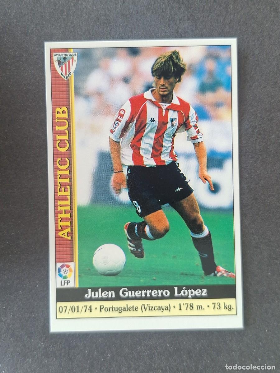 Cromos de f&uacute;tbol: L1 GUERRERO ATHLETIC CLUB DE BILBAO 140 MUNDICROMO LAS FICHAS DE LA LIGA 2000 99 00