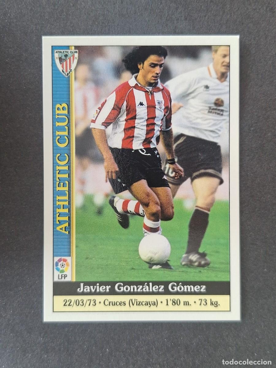 Cromos de f&uacute;tbol: L1 JAVI GONZALEZ ATHLETIC CLUB DE BILBAO 141 MUNDICROMO LAS FICHAS DE LA LIGA 2000 99 00