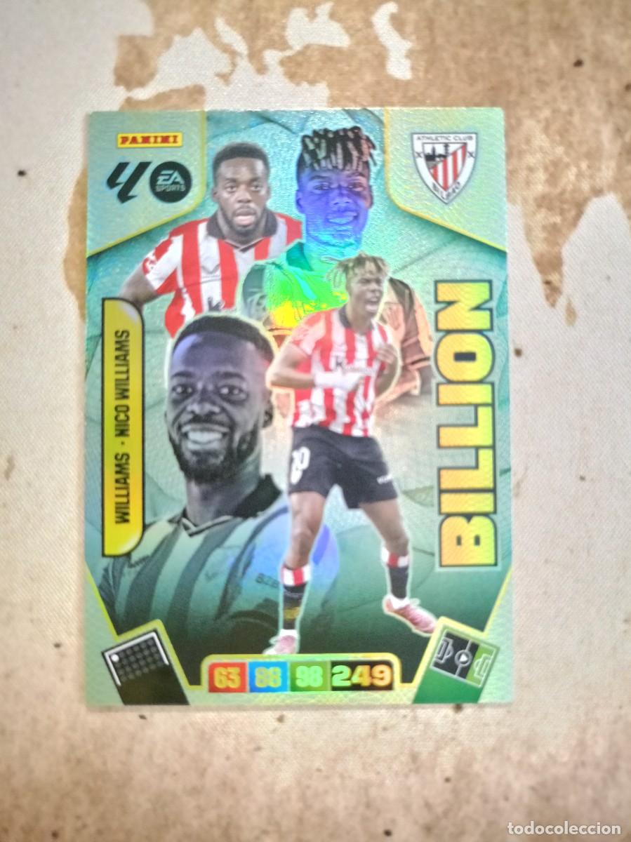 Cromos de f&uacute;tbol: Billion WILLIAMS - NICO WILLIAMS Adrenalyn 2025-26