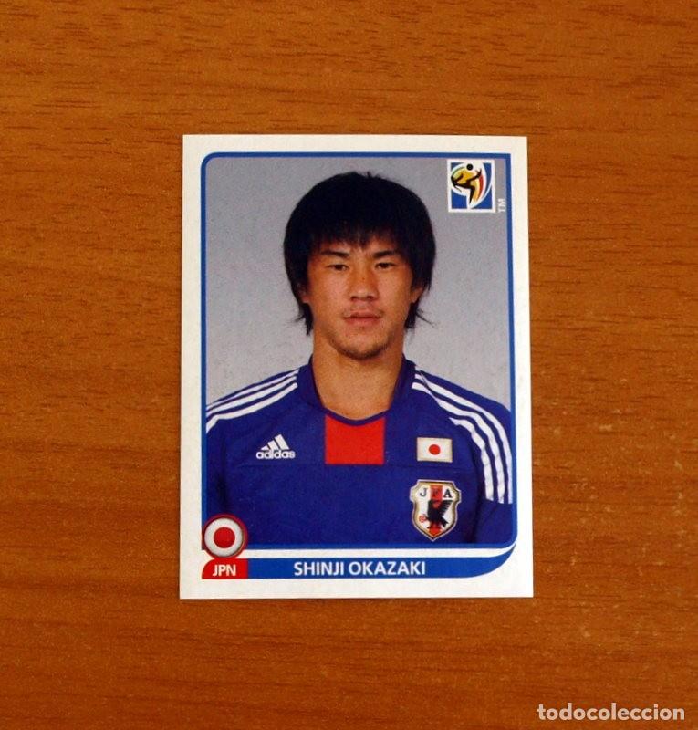 Fu&szlig;ball-Sticker: Jap&oacute;n -N&ordm; 389 Shinji Okazaki -Mundial South Africa 2010 FIFA World Cup-Panini -Nunca Pegado