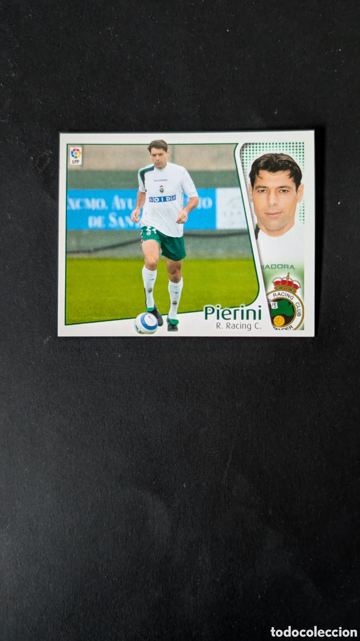 Cromos de Futebol: L1 PIERINI RACING SANTANDER FICHAJE 45 LIGA ESTE 2004/05 04 05 NUNCA PEGADO SIN PEGAR