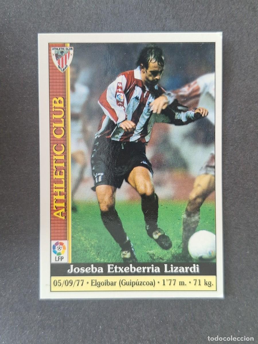 Fu&szlig;ball-Sticker: L1 ETXEBERRIA ATHLETIC CLUB DE BILBAO 144 MUNDICROMO LAS FICHAS DE LA LIGA 2000 99 00