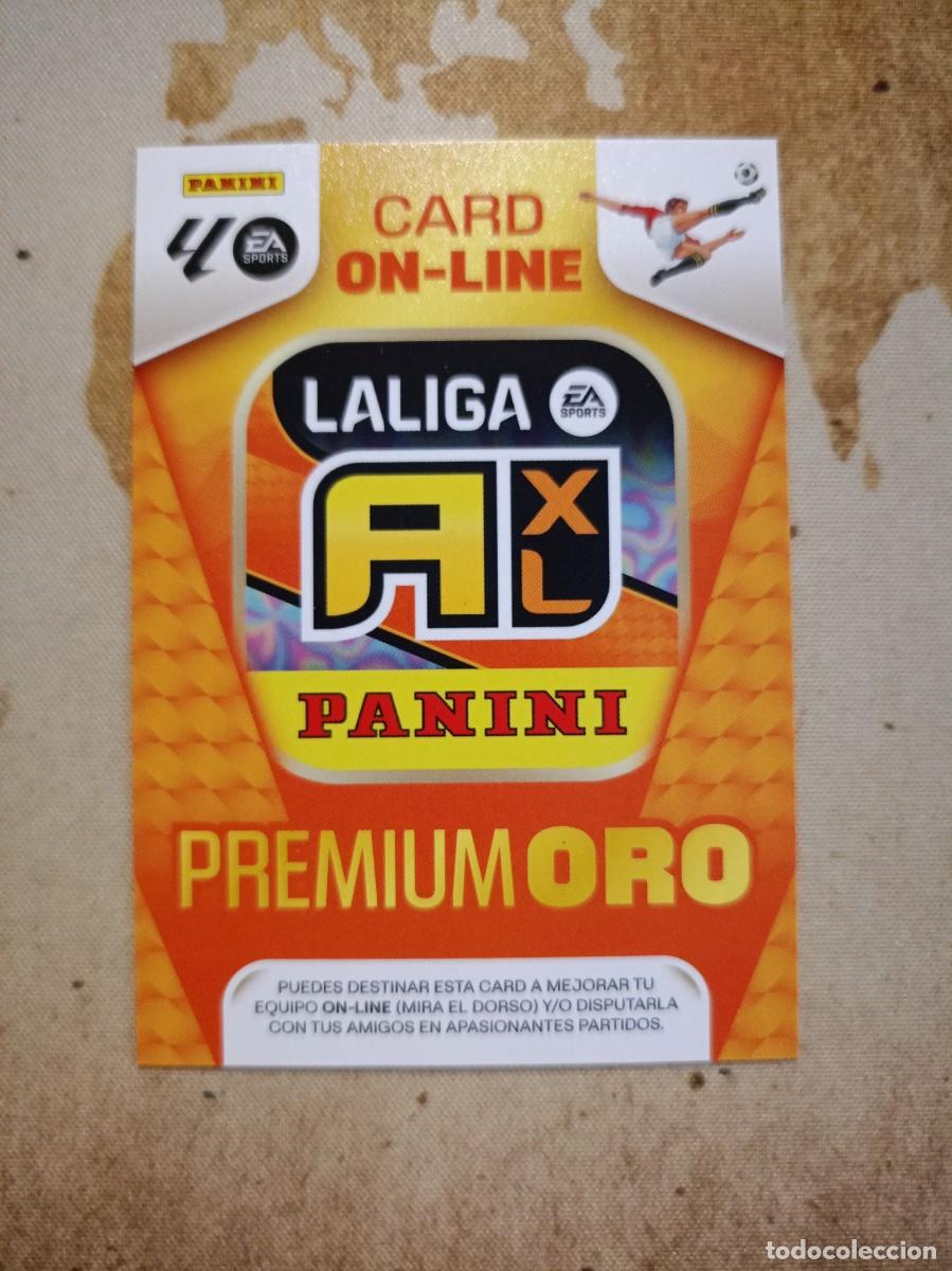 Fu&szlig;ball-Sticker: Premium Oro CARD ONLINE Adrenalyn 2025-26