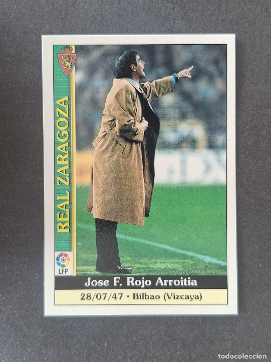 Fu&szlig;ball-Sticker: L1 TXETXU ROJO ENTRENADOR REAL ZARAGOZA 146 MUNDICROMO LAS FICHAS DE LA LIGA 2000 99 00