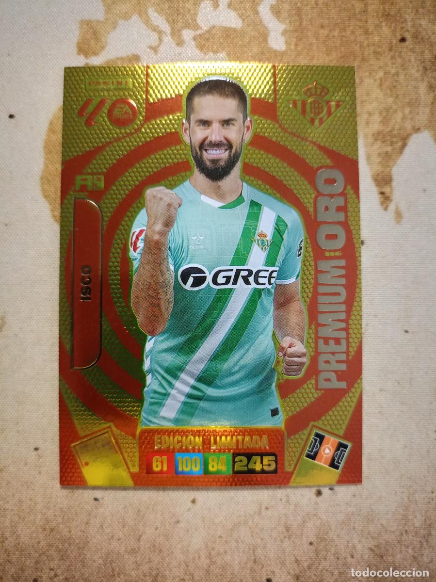 Cartes &agrave; collectionner de Football: EDICI&Oacute;N LIMITADA Premium Oro ISCO Adrenalyn 2025-26