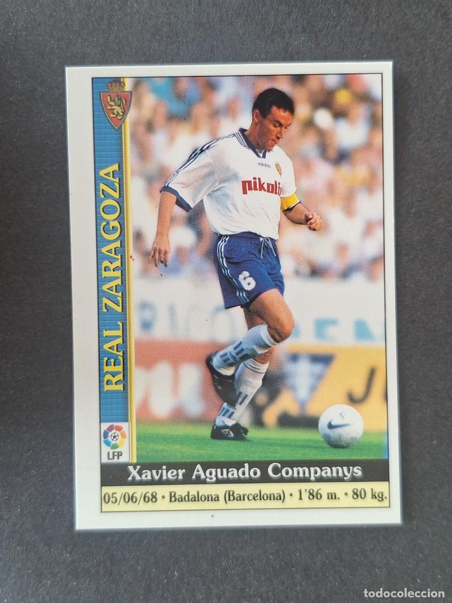 Figurine di Calcio: L1 AGUADO REAL ZARAGOZA 151 MUNDICROMO LAS FICHAS DE LA LIGA 2000 99 00
