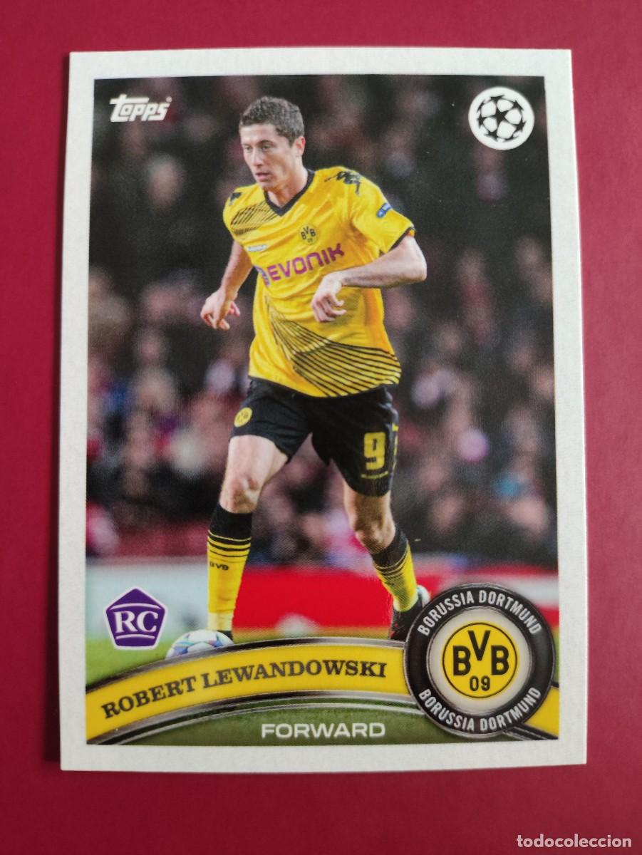 Figurine di Calcio: ROBERT LEWANDOWSKI LOST ROOKIE RC BORUSSIA TOPPS UEFA CHAMPIONS LEAGUE
