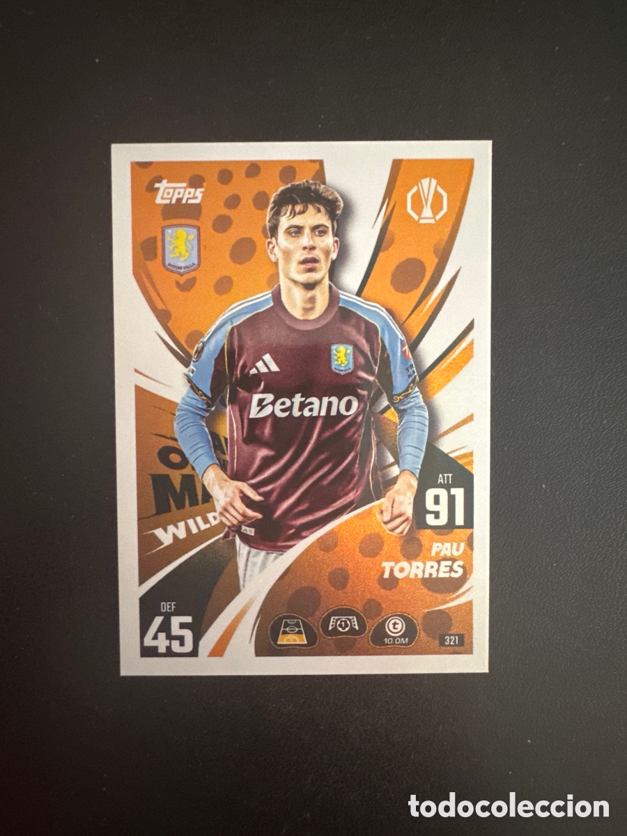 Figurine di Calcio: PAU TORRES MAN OF THE MATCH NUMERO 321 MATCH ATTAX 2021 2022