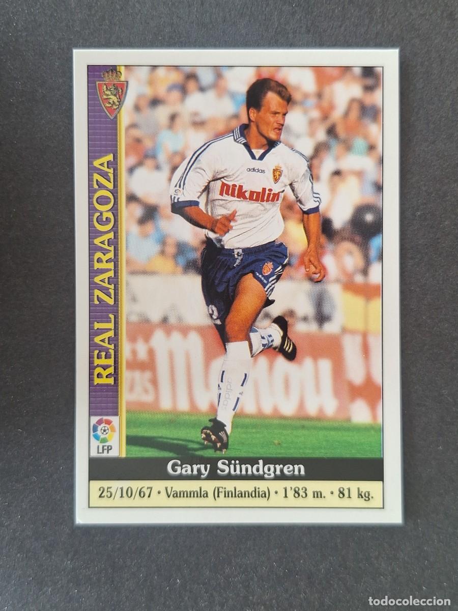 Figurine di Calcio: L1 S&Uuml;NDGREN REAL ZARAGOZA 153 MUNDICROMO LAS FICHAS DE LA LIGA 2000 99 00