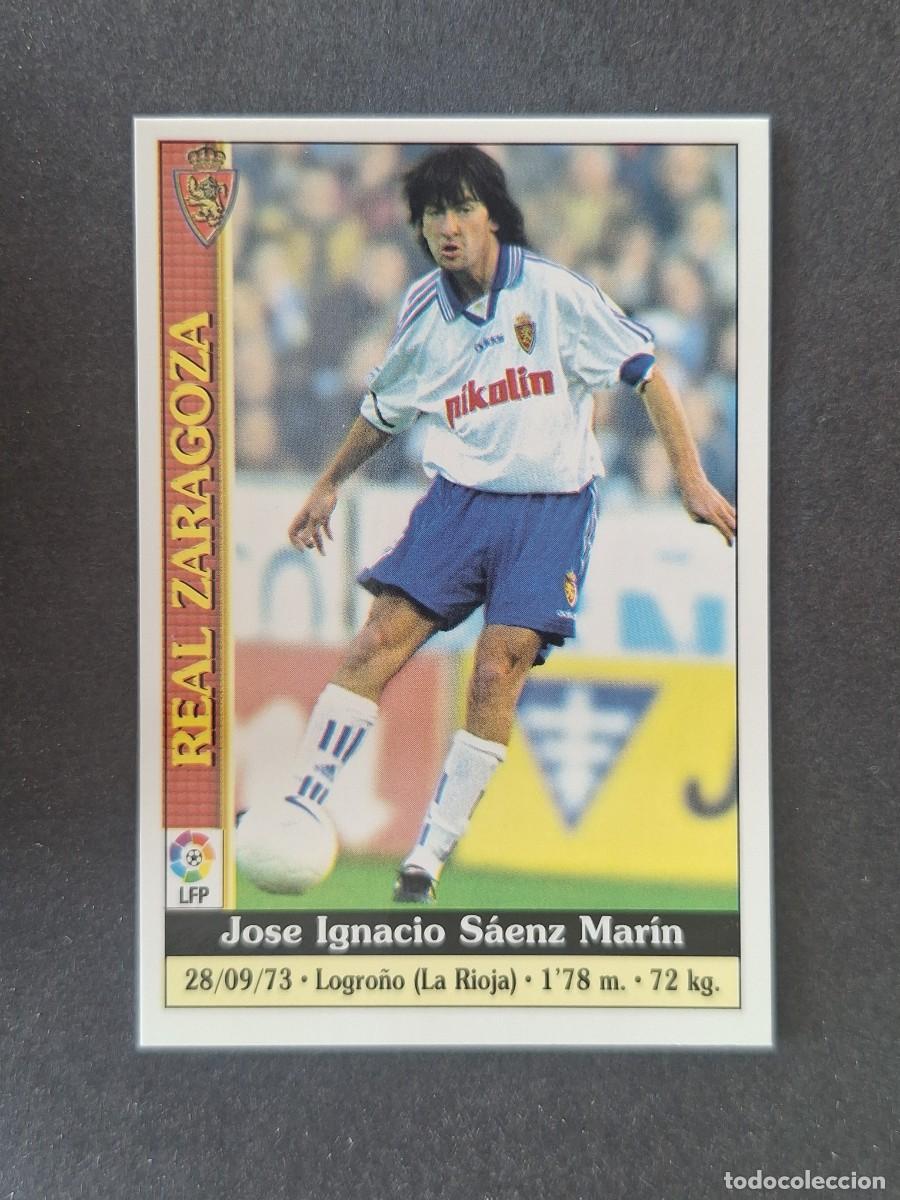Figurine di Calcio: L1 JOSE IGNACIO REAL ZARAGOZA 154 MUNDICROMO LAS FICHAS DE LA LIGA 2000 99 00