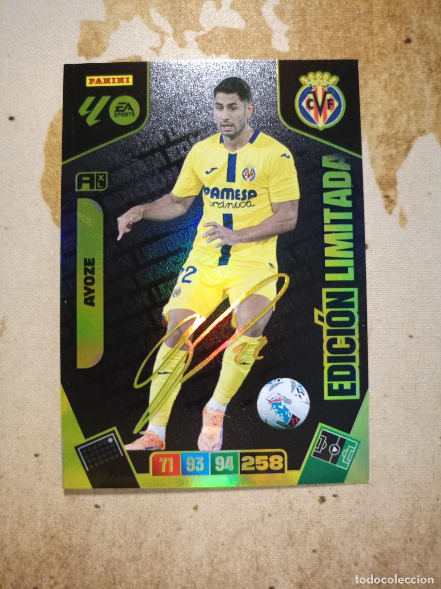 Fu&szlig;ball-Sticker: Edici&oacute;n Limitada Firmada AYOZE Adrenalyn 2025-26