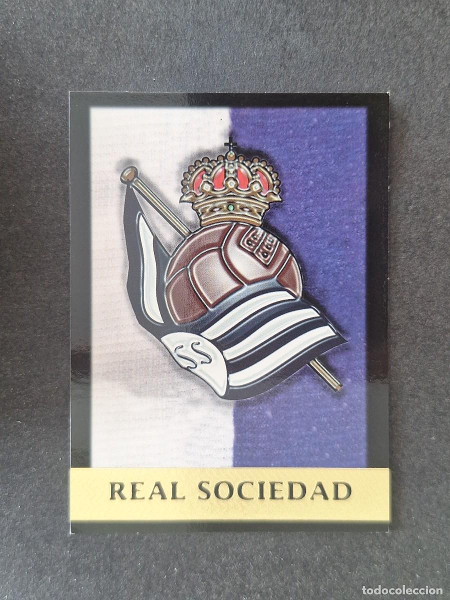 Fu&szlig;ball-Sticker: L1 ESCUDO REAL SOCIEDAD 163 MUNDICROMO LAS FICHAS DE LA LIGA 2000 99 00