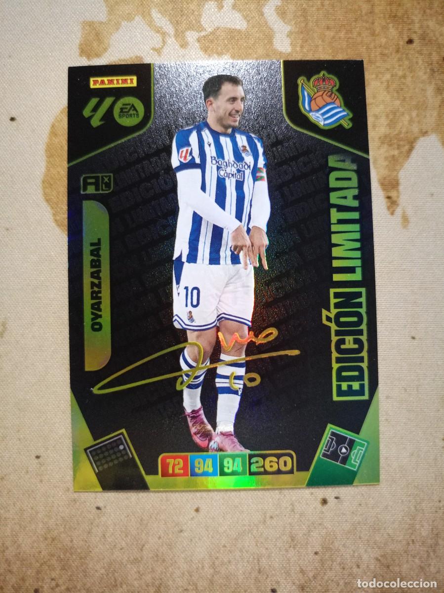 Cromos de f&uacute;tbol: Edici&oacute;n Limitada Firmada OYARZABAL Adrenalyn 2025-26