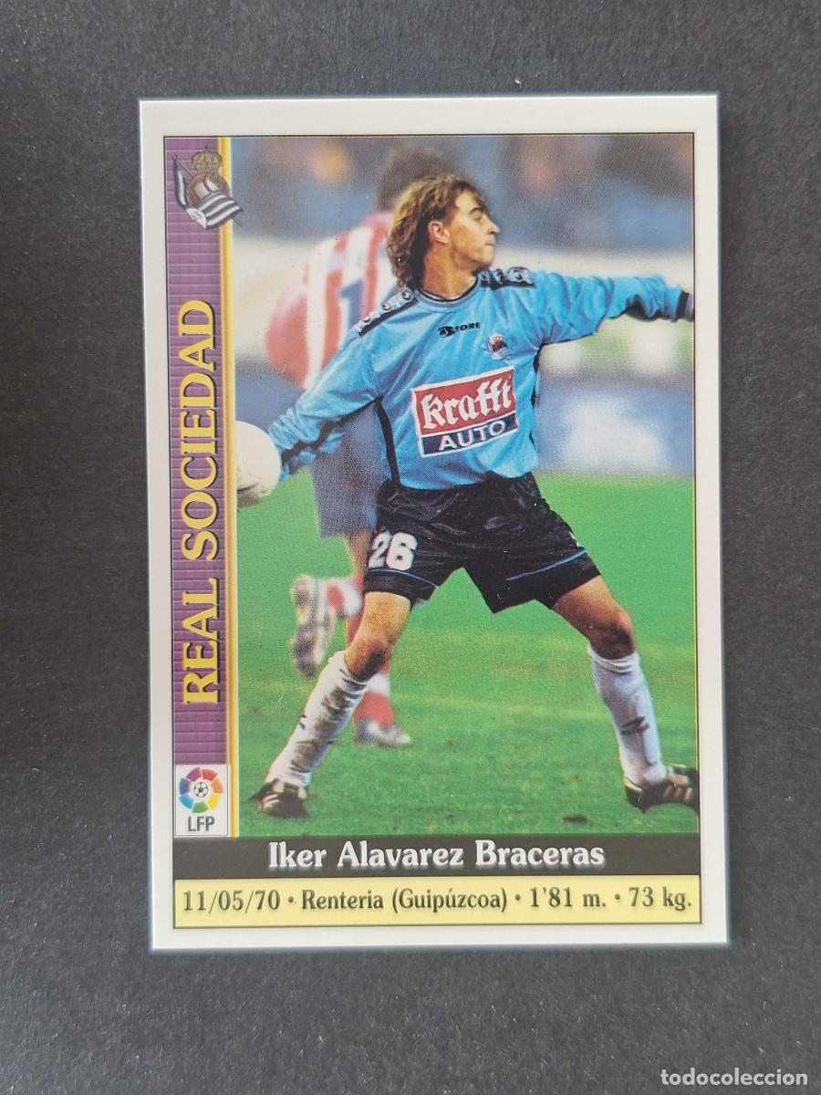 Cromos de f&uacute;tbol: L1 IKER ALVAREZ REAL SOCIEDAD 166 MUNDICROMO LAS FICHAS DE LA LIGA 2000 99 00