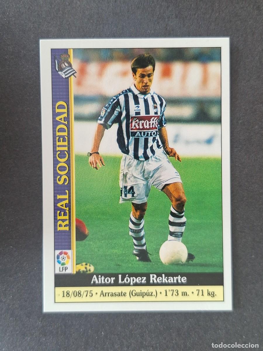 Cromos de f&uacute;tbol: L1 LOPEZ REKARTE REAL SOCIEDAD 167 MUNDICROMO LAS FICHAS DE LA LIGA 2000 99 00