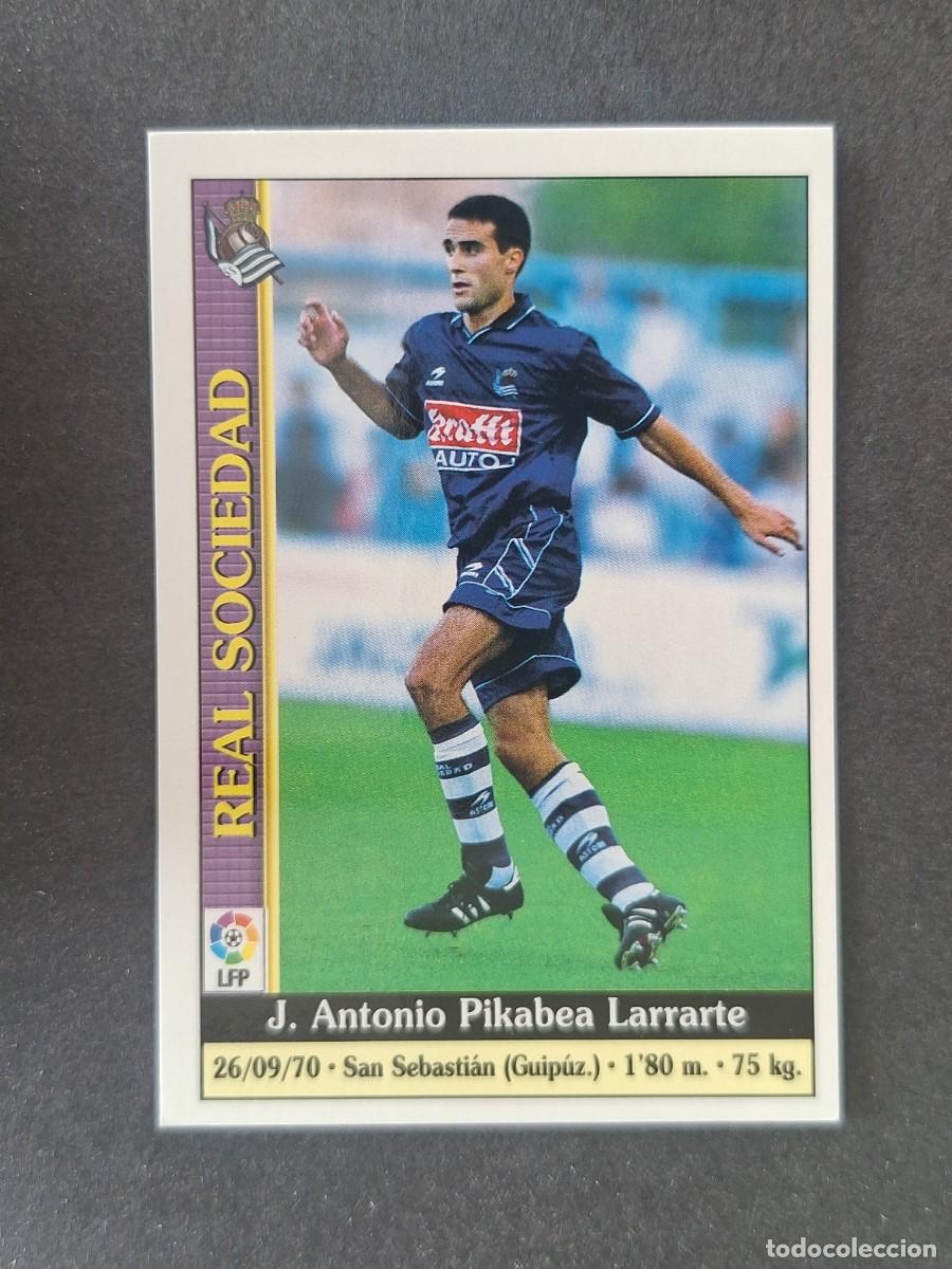 Cromos de f&uacute;tbol: L1 PIKABEA REAL SOCIEDAD 170 MUNDICROMO LAS FICHAS DE LA LIGA 2000 99 00