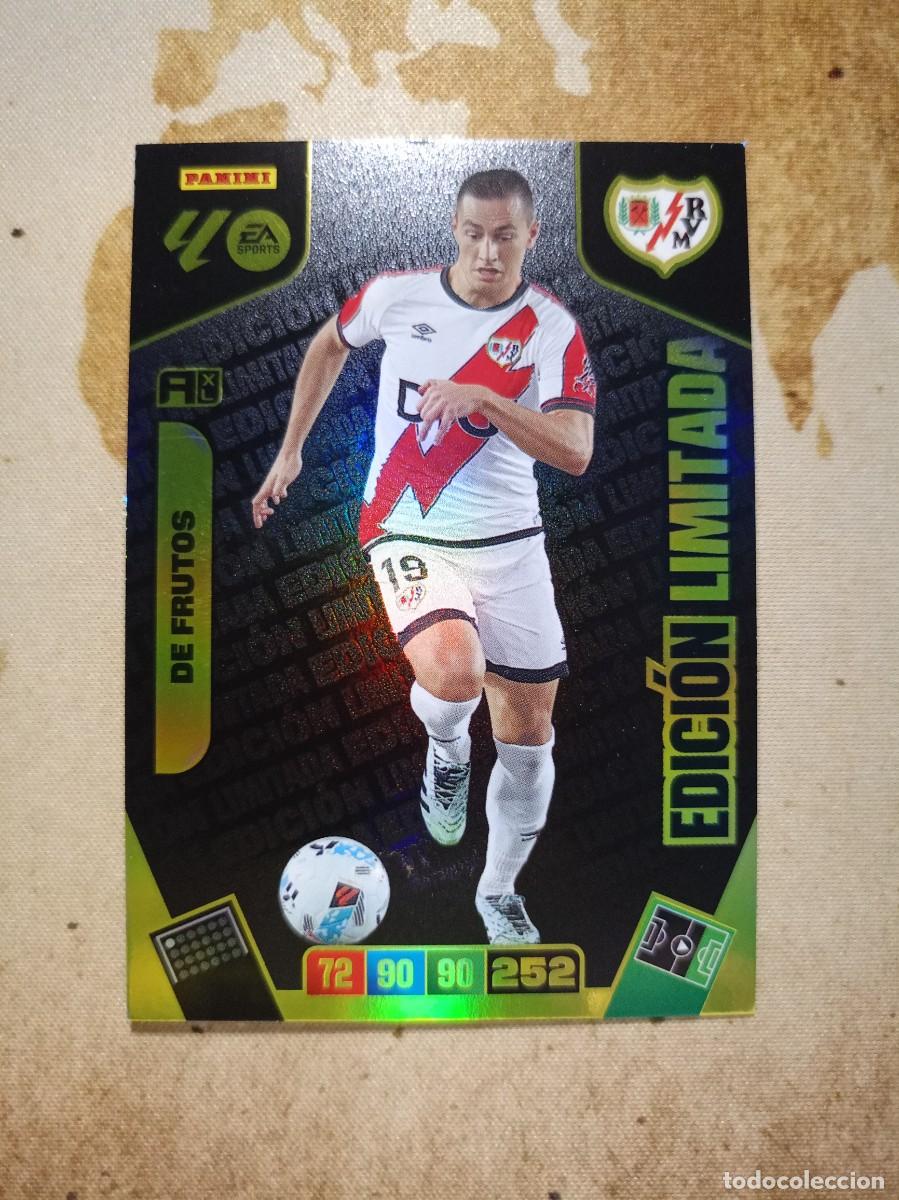 Cromos de f&uacute;tbol: Edici&oacute;n Limitada DE FRUTOS Adrenalyn 2025-26