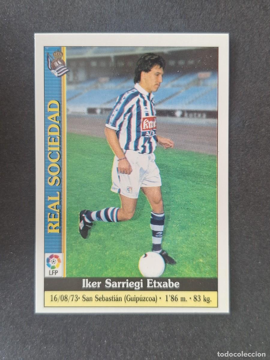 Cromos de f&uacute;tbol: L1 SARRIEGI REAL SOCIEDAD 173 MUNDICROMO LAS FICHAS DE LA LIGA 2000 99 00