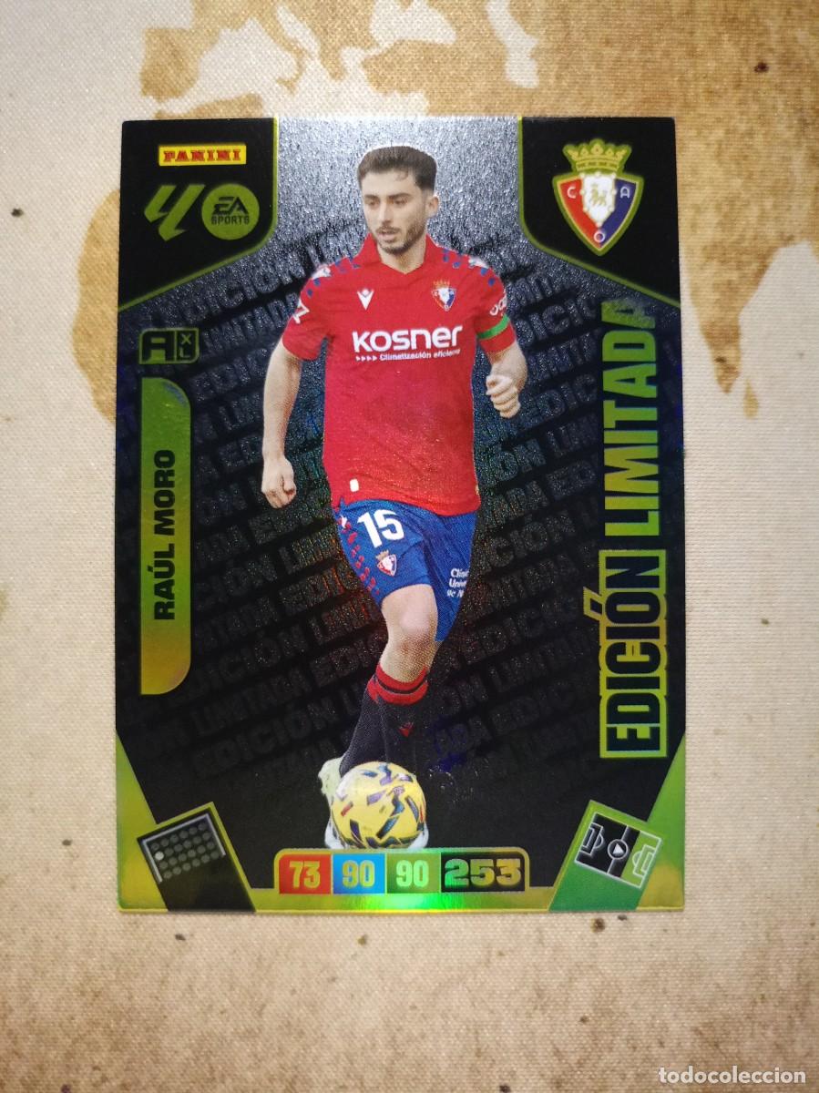 Cromos de f&uacute;tbol: Edici&oacute;n Limitada RA&Uacute;L MORO Adrenalyn 2025-26