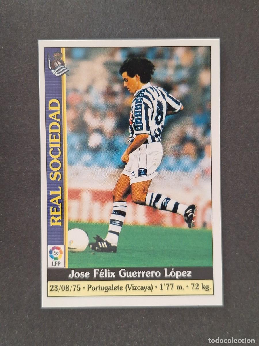 Cromos de f&uacute;tbol: L1 GUERRERO REAL SOCIEDAD 175 MUNDICROMO LAS FICHAS DE LA LIGA 2000 99 00