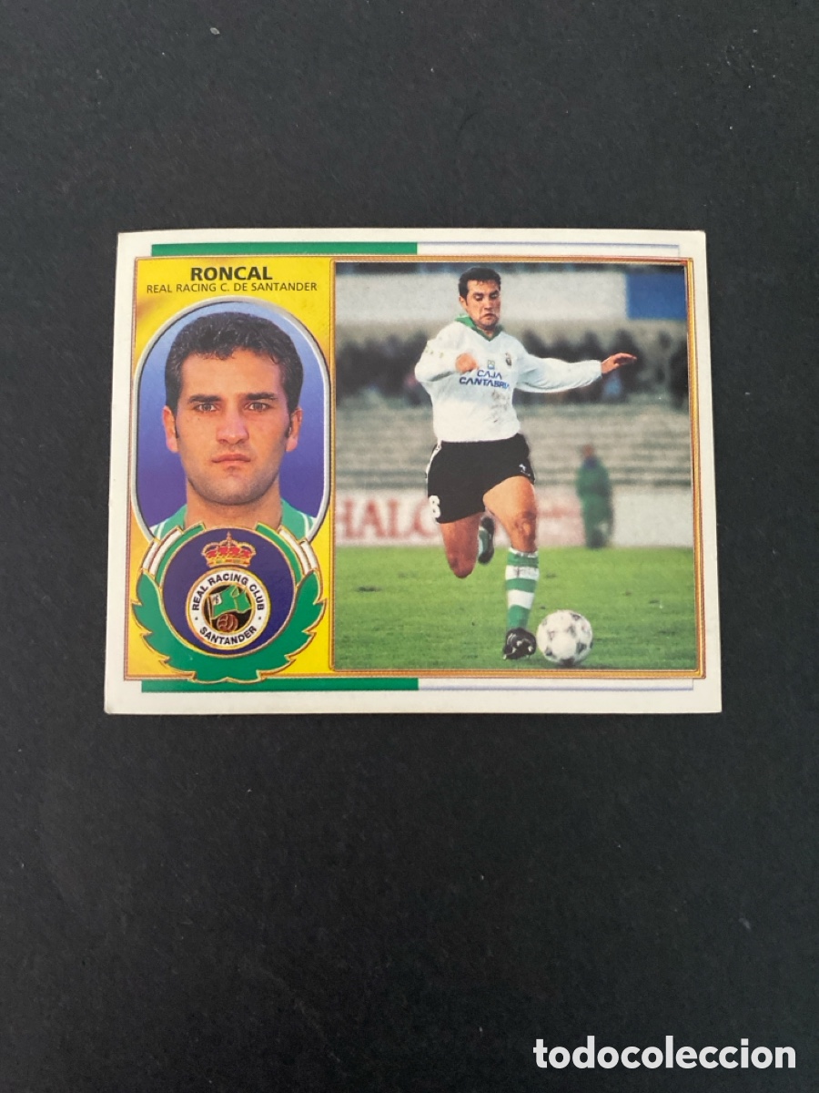 Cromos de Futebol: Cromo liga 96/97 Racing de Santander nunca pegado