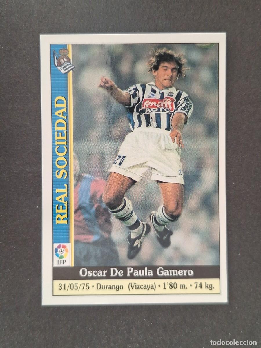 Cromos de Futebol: L1 DE PAULA REAL SOCIEDAD 177 MUNDICROMO LAS FICHAS DE LA LIGA 2000 99 00