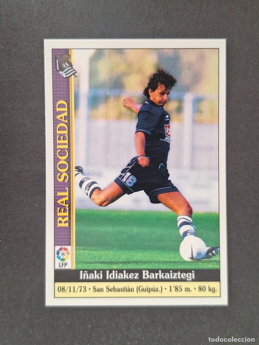 Cromos de Futebol: L1 IDIAKEZ REAL SOCIEDAD 178 MUNDICROMO LAS FICHAS DE LA LIGA 2000 99 00