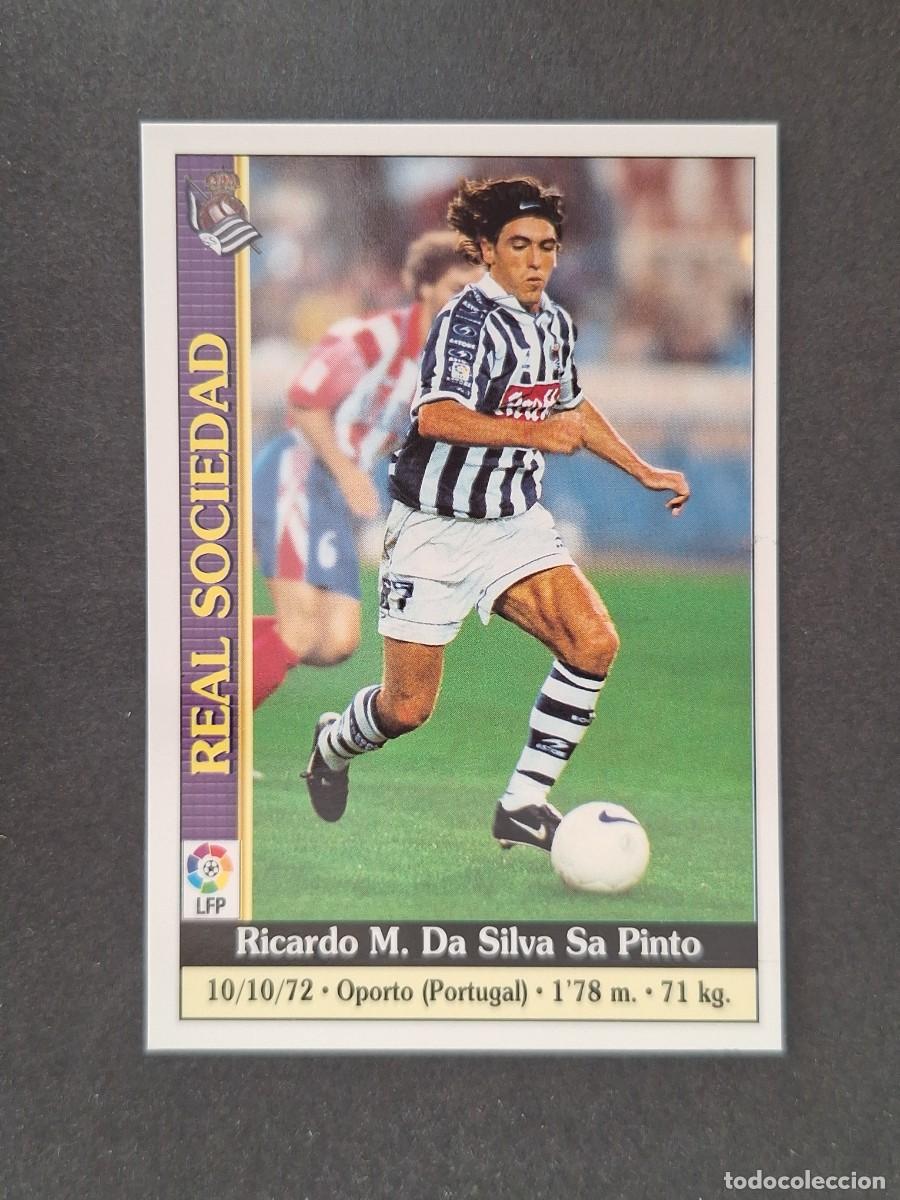 Cromos de Futebol: L1 SA PINTO REAL SOCIEDAD 179 MUNDICROMO LAS FICHAS DE LA LIGA 2000 99 00