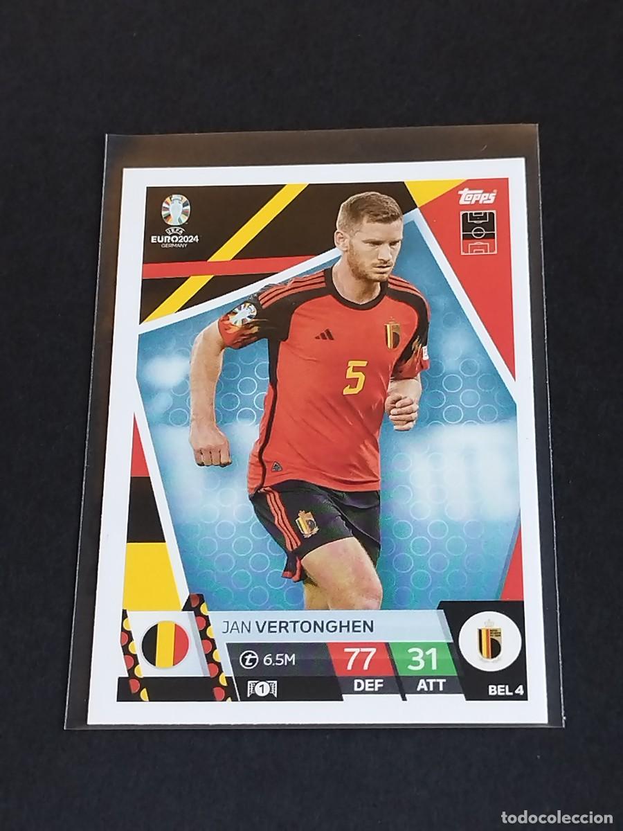 Cromos de Futebol: VERTONGHEN #BEL 4 B&Eacute;LGICA - TOPPS EUROCOPA 2024 MATCH ATTAX BELGIUM - UEFA EURO GERMANY 24 BEL4