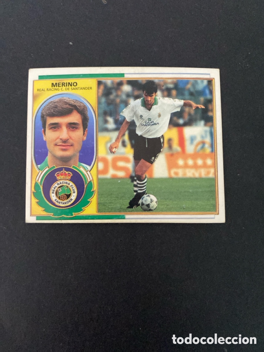 Cromos de f&uacute;tbol: Cromo liga 96/97 Racing de Santander nunca pegado